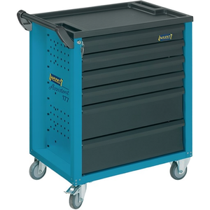 HAZET 6-Drawer <b>Tool</b> <b>Trolley</b> 177 W780xD498xH915mm Empty Sheet Steel 6 Drawers - Product Image 3