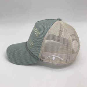 Custom Embroidery Baseball Hat for Men <b>Mesh</b> Trucker Cap 5 Panel Adjustable Curve Brim Casual Urban Style - Product Image 5