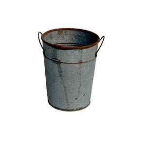 ชุดถังเหล็กชุบสังกะสี5ชิ้นสำหรับใช้ในบ้านและสวนแบบวินเทจ - Product Image 3