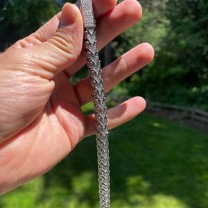 925 <b>Silver</b> plated Hip Hop bracelets Moissanite Diamond Cuban Link Bracelet Pass Diamond Tester Fashion jewelry <b>for</b> <b>Men</b> - Product Image 2