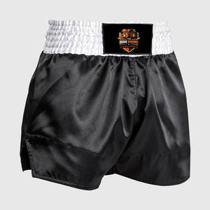Pantalones Cortos de Muay Thai para Hombre, Cómodos y de Fácil Ajuste, para Entrenamiento, Combate, Gimnasio y Artes Marciales - Product Image 2