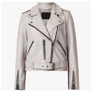 Chaqueta de Cuero para Motocicleta de Mujer, Ligera, de Manga Larga, para Invierno, Ajustada - Product Image 1