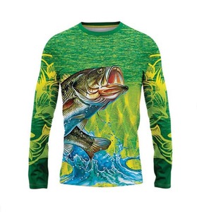 Camisas de Pesca para Hombre, Secado Rápido, Impresión por Sublimación, Logotipo Personalizado, Protección Solar UPF 50, Impermeables, Transpirables, para Exteriores, Nueva Colección - Product Image 1