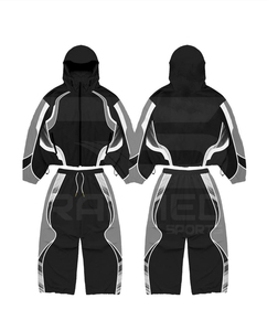 Chaqueta y Pantalón Cortavientos 100% Nailon con Paneles Reflectantes con Logotipo, Diferentes Colores, Chándal Cortavientos para Hombre - Product Image 4