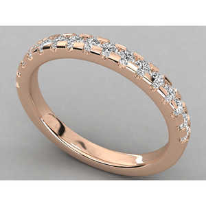 Anillo de Eternidad para Mujer con Diamante Cultivado en Laboratorio de Oro de 9K, Corte Esmeralda, Patrón Geométrico, Certificado IGI, Anillo de Piedras Preciosas para Boda - Product Image 1