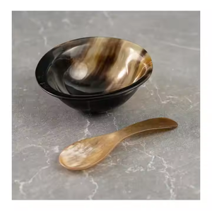 Recién llegado, cuenco de cuerno, usos en hoteles, hogar, restaurante y cocina, servicio de cuerno de búfalo Natural 2025, cuencos de calidad de alta venta - Product Image 2