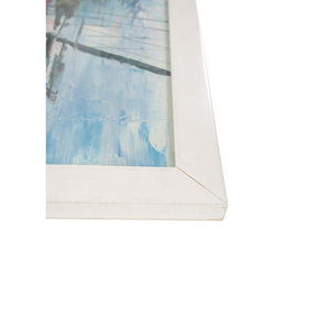 Tapiz y Arte de Pared en Lienzo con Diseño de Alfombras de Jaipur en Rojo y Naranja, Estilo Moderno - Product Image 3