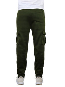 OEM vente en gros pantalons de jogging nus à la mode pour hommes pantalons de survêtement en molleton de coton options d'impression personnalisées fret de piste vierge - Product Image 5