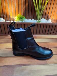 Bottes d'équitation Bottes d'équitation en cuir anglais de haute qualité Bottes d'équitation équestres anglaises en cuir véritable - Product Image 4