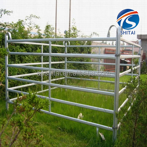 Gran oferta, valla metálica para ganado, paneles de valla de Corral galvanizados en caliente, valla de caballo portátil para ganado, ovejas o <span class=keywords><strong>caballos</strong></span> - Product Image 4