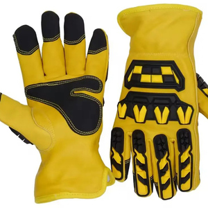 ถุงมือหนังสำหรับป้องกันมือและแขนถุงมือช่างโลโก้ได้ตามต้องการใส่สบาย - Product Image 6