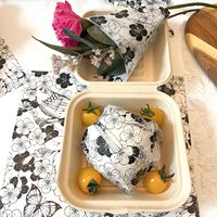 Kertas Sandwich Anti Minyak Ramah Lingkungan Berlapis Ganda Virgin, Dapat Didaur Ulang, Sekali Pakai, Berlapis Pati, Dengan Logo Cetak Kustom, Kualitas Makanan