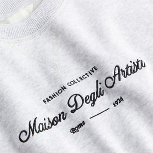 Logo brodé de haute qualité col en V couleur bleu bébé MSSW8 sweat-shirt personnalisé pour femme fabriqué au Pakistan - Product Image 6