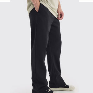 Pantalones holgados de cintura doble para hombre, ropa de calle elegante con logotipo personalizado impreso, precio al por mayor, venta en línea, pantalones holgados de cintura para hombre - Product Image 3