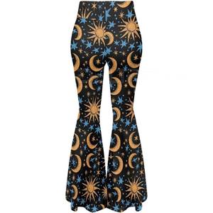 กางเกงขาบานของผู้หญิงกางเกงมีสไตล์พิมพ์ลายดอกไม้มีสไตล์พรีเมี่ยมของ2025ขายส่งราคาถูกคุณภาพสูง - Product Image 5