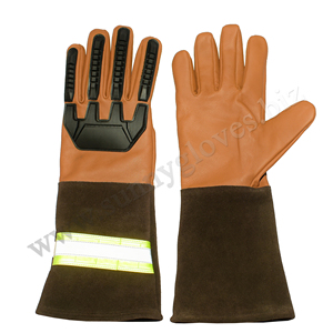 Mecánico de alta calidad, guante mecánico de servicio pesado, guante de aparejo, guantes de trabajo de patio transpirables antivibración - Product Image 5