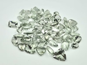 พลอยอเมทิสต์สีเขียวธรรมชาติของ100% AA อัญมณีหลวมที่มีคุณภาพเบาะตัดและ5-8กะรัตสำหรับการทำเครื่องประดับ - Product Image 2