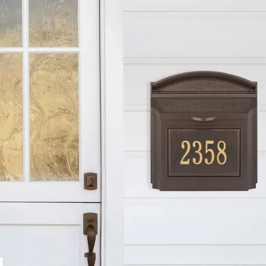कस्टम लोगो पता पट्टिका काले ग्रेनाइट दरवाजा नंबर प्लेटें कस्टम घर घर के लिए संख्या संकेत घर का पता सजीले