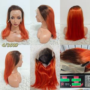 Promotion Letsfly : Perruque en cheveux humains avec dentelle frontale 13x4, colorée, 16 pouces et 18 pouces, brésilienne, bon marché, droite, courte, bob, vente en gros - Product Image 4