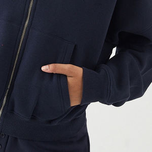 Sudadera Cálida para Mujer con Cierre de Cremallera, Diseño Simple, Servicio OEM, Precio Económico para Pedidos al por Mayor, Ajuste Holgado y Duradero - Product Image 4