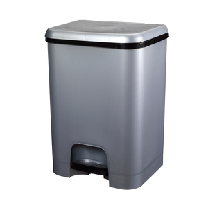 Pattumiera a Pedale Silver Class 26L (Plastica 2572) - Product Image 1