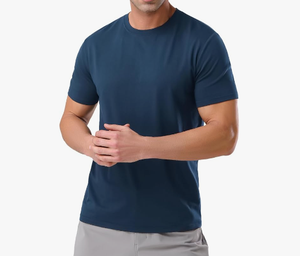 Camiseta personalizada al por mayor para hombre 100% algodón liso camiseta de gran tamaño fabricante estampado personalizado Camiseta de manga corta para hombre - Product Image 5