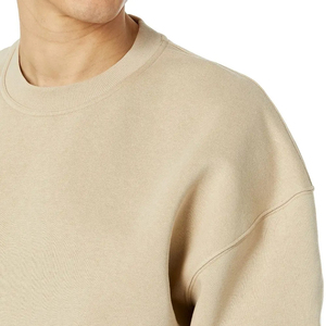 Sweatshirts d'hiver surdimensionnés personnalisés pour hommes, en molleton 100% coton épais, chauds, streetwear décontracté, coupe ample - Product Image 4