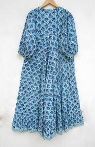 2023 mejor colección Casual A-Line Midi vestido de fiesta para mujer Vintage Swing té vestido botón nuevo diseño más vendido para niñas - Product Image 2