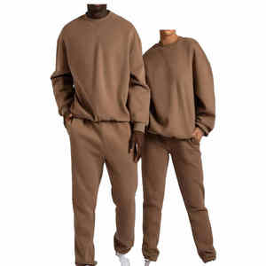 Venta al por mayor fabrica chándales logotipo personalizado pulóver sudaderas con capucha y pantalones de chándal ropa de hombre - Product Image 4