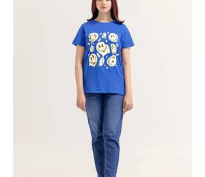 Camisetas de mujer de todos los colores de alta calidad último diseño transpirable de manga corta ropa de verano 100% camisetas casuales de algodón - Product Image 2