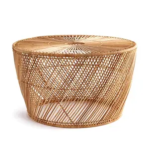 Design classique adapté aux meubles décoratifs table basse en rotin naturel jardin Rainey Table basse du Vietnam - Product Image 2