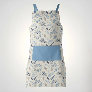 Tablier de cuisine en coton avec sangles réglables et poches avant Tablier polyvalent pour la cuisine, l'artisanat, le jardinage et le barbecue - Product Image 2