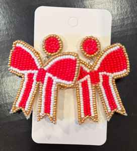 Pendientes de cuentas bohemias con flecos en cascada Andy de diseño turquesa, regalo de joyería único - Product Image 2