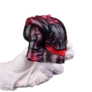 Vente en gros gode creux vibrant Dragon noir <span class=keywords><strong>gaine</strong></span> d'agrandisseur de <span class=keywords><strong>pénis</strong></span> en silicone jouet sexuel vibrant <span class=keywords><strong>pour</strong></span> <span class=keywords><strong>pénis</strong></span> étanche à 100% ° - Product Image 2