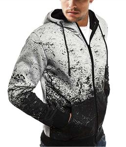 Sweats à capuche zippés avec logo personnalisé de haute qualité sweats de camouflage d'entraînement de fitness à la mode hiver tissu polaire durable fabriqué en gros - Product Image 6