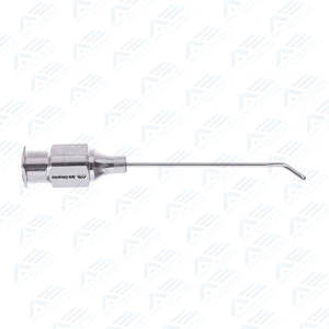 Cánula de inyección Healon, calibre 21, punta de 5mm, instrumento quirúrgico oftálmico para inyección viscoelástica precisa en cirugía ocular - Product Image 4