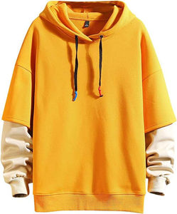 Sudadera con capucha doble personalizada para mujer 100% algodón de talla grande sudadera de tela de punto para mujer/mujer - Product Image 3