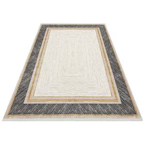 Perre PR013 Ensemble de tapis longue durée texturé doux multicolore Tapis et ensembles durables et élégants - Product Image 2