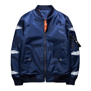 Chaqueta Bomber de invierno personalizada al por mayor, chaqueta cálida de talla grande de nuevo diseño, cuello con capucha de piel de vaca transpirable para hombres y mujeres - Product Image 6