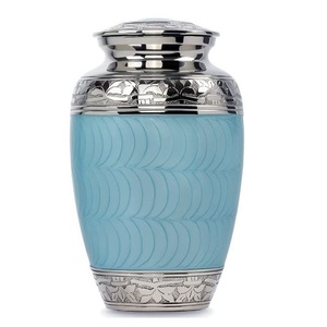 Urne funéraire classique florale de roses rouges en aluminium pour cendres humaines à la vente en gros Urne funéraire de roses rouges pour niche dans le columbarium - Product Image 4