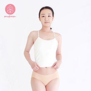 Seamless Solid Mid Waist <b>Women's</b> <b>Underwear</b> Yoga Wear Set with Quick Dry Breathable Four-Way Stretch Mukasa - Product Image 1