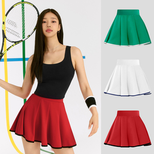 Vêtements de sport de tennis pour femmes Sports Fitness Veste zippée coupe-vent Robe de tennis pour femmes Ensemble deux pièces - Product Image 4