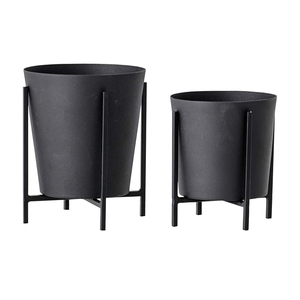 Grande jardinière galvanisée en métal avec accessoires de jardin d'équilibre Jardinière en métal et plantes et pots personnalisés fabriqués à la main en usine - Product Image 2