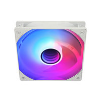Boîtier PC ARGB Infinity Design 12 cm pour Thermalright TL-C12W-S V3, lot de trois ventilateurs PC à roulement fluide noir et blanc 4 broches pour Thermalright