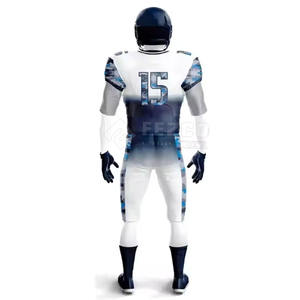 Uniformes de Fútbol Americano Cómodos y Transpirables para Hombre, Conjuntos Personalizados de Manga Corta de Secado Rápido, Más Vendidos - Product Image 3