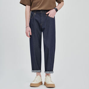 Precio al por mayor Moda Estilo casual Denim azul Minimalista Jeans lavados Hombres Verano 2024 Precio al por mayor - Product Image 1