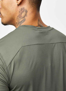 T-shirt surdimensionné de luxe pour hommes 100% coton épaule tombante Boxy Streetwear T-shirt blanc personnalisé fournisseur OEM - Product Image 4