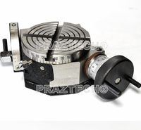 Table rotative basculante de précision de 4 "(100mm) pour fraiseuses | 4 fentes | S'incline entre 0 et 90 degrés Verrouillage facile