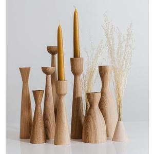 Support de pilier minimaliste en bois de bambou naturel fait à la main pour la décoration de la maison fêtes d'événements de mariage de Noël mariage parfait - Product Image 3