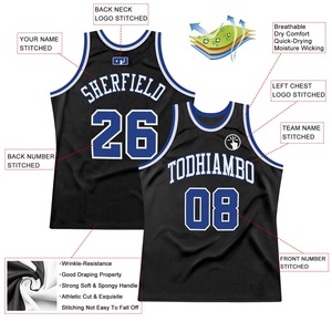 Maillot de basket-ball personnalisé en mesh, séchage rapide, nom et numéro, t-shirt de sport, uniforme d'équipe pour hommes, vêtements de sport pour adultes - Product Image 2